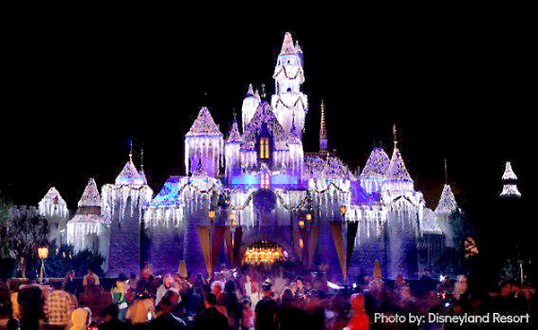 Disneyland is transformed into an avenue aglow
